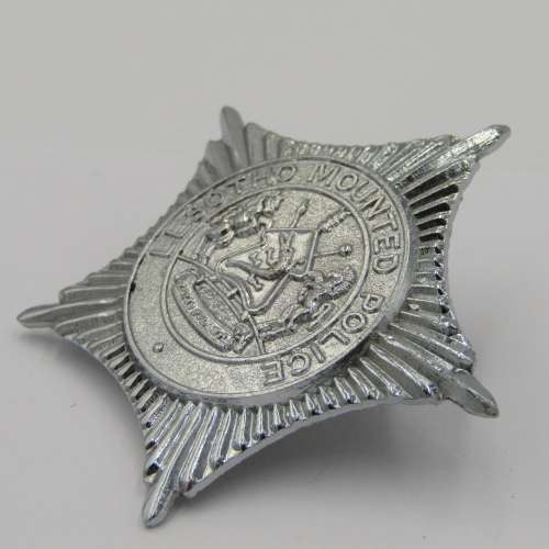 Lesotho Mounted Police cap badge