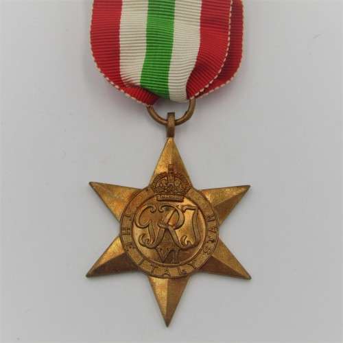 WW2 The Italy Star medal - unnamed version