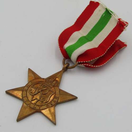 WW2 The Italy Star medal - unnamed version