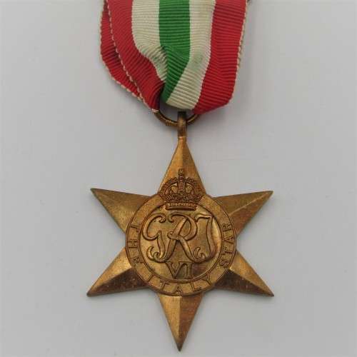 WW2 The Italy Star medal - unnamed version