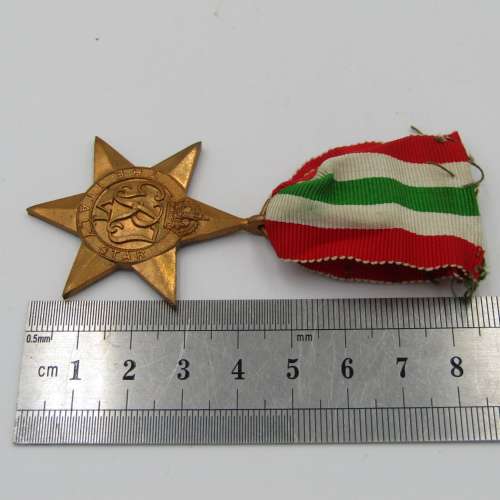 WW2 The Italy Star medal - unnamed version