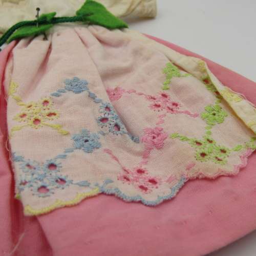 Vintage Barbie swiss dress and cap