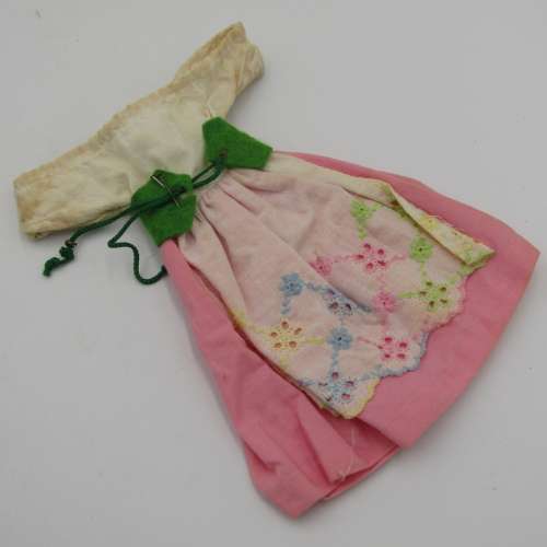 Vintage Barbie swiss dress and cap