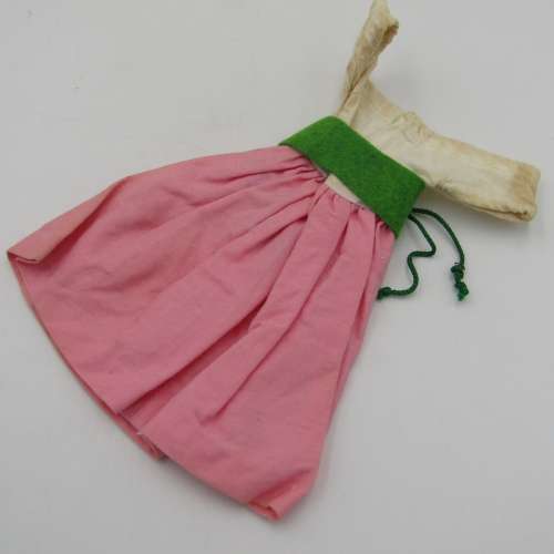 Vintage Barbie swiss dress and cap