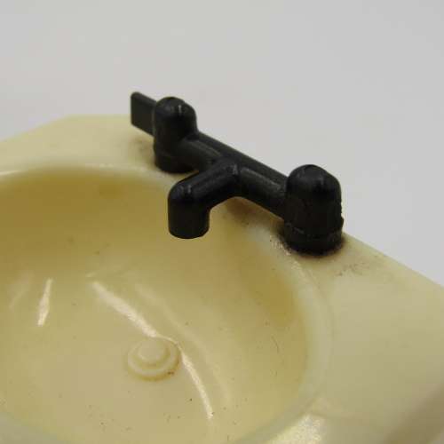 Doll`s house furniture vintage bathroom fittings / furniture - bath - toilet - bathroom basin