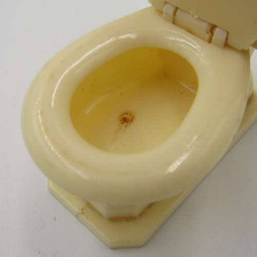 Doll`s house furniture vintage bathroom fittings / furniture - bath - toilet - bathroom basin