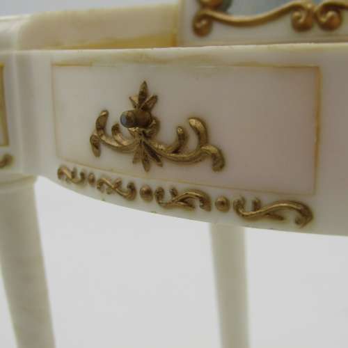 Vintage Marx doll house dressing table with accessories for Barbie doll