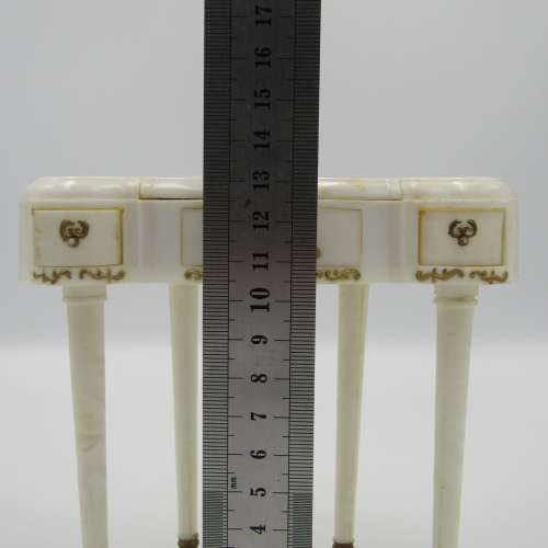 Vintage Marx doll house dressing table with accessories for Barbie doll