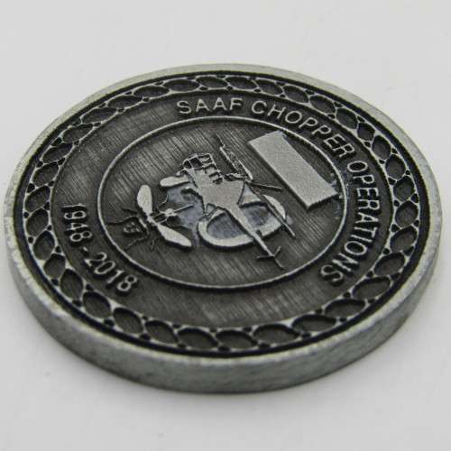 1948-2018 SA Air Force Chopper Operations medallion - not numbered