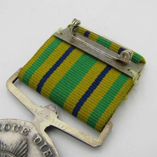 SA Police faithful service medal - named GJP Knoetze