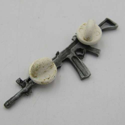 South African R4 Rifle metal ornament