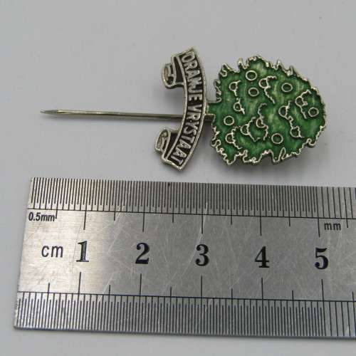 Vintage Oranje Vrystaat Rugby pin badge