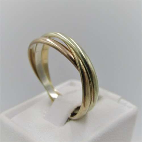 9kt Gold Russian wedding band ring