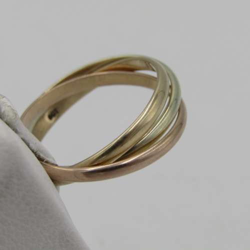 9kt Gold Russian wedding band ring