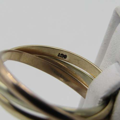 9kt Gold Russian wedding band ring