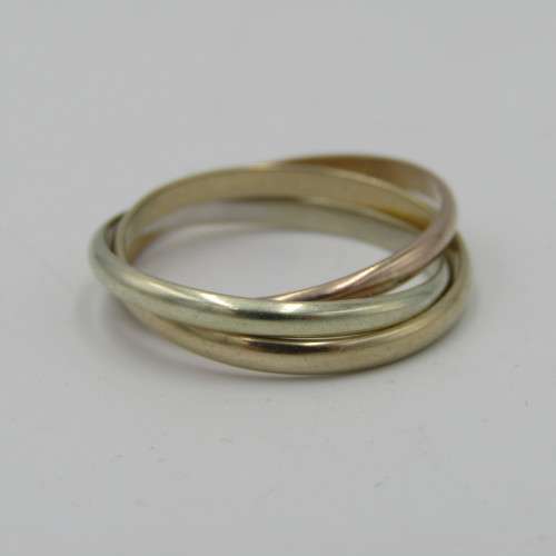 9kt Gold Russian wedding band ring