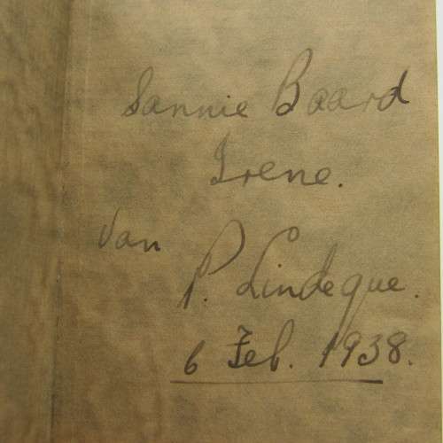 Set of vintage Psalmen and Gezangen books in leather pouch - dated 1938