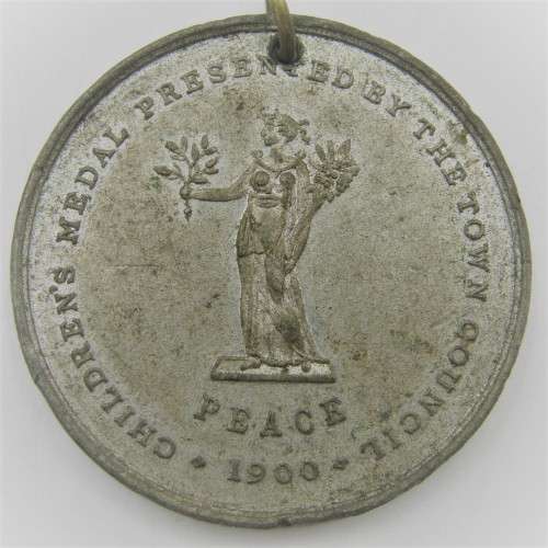 1899-1900 Siege of Beaconsfield Children`s Medal presented by the town council