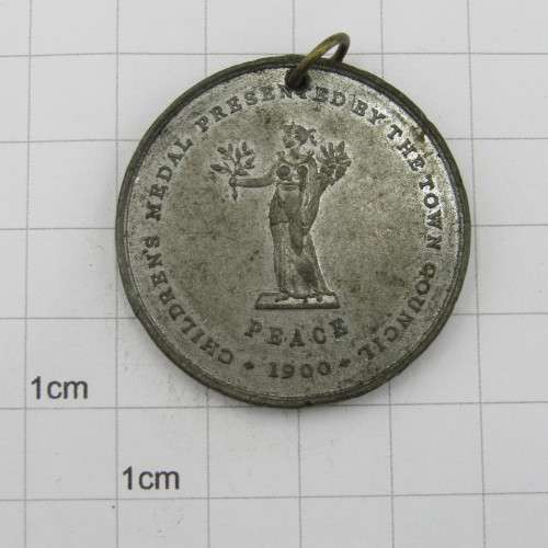 1899-1900 Siege of Beaconsfield Children`s Medal presented by the town council