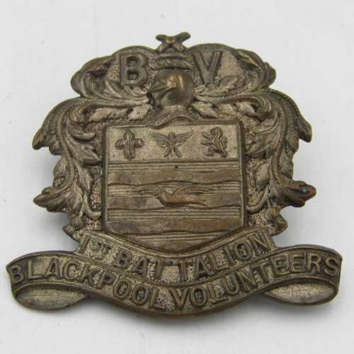 1st Battalion Blackpool Volunteers badge