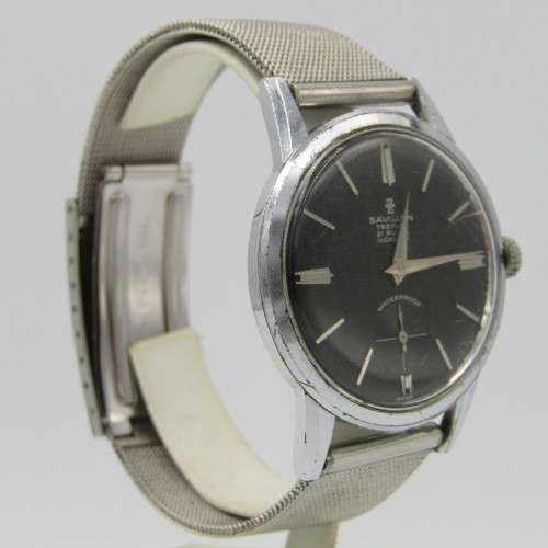 Vintage savillon Treflex manual wind mens watch - working