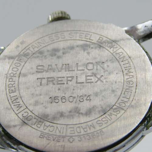 Vintage savillon Treflex manual wind mens watch - working