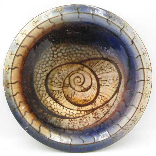 Vintage large pottery display plate