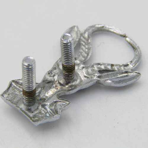 SA Infantry chromed bokkop beret badge