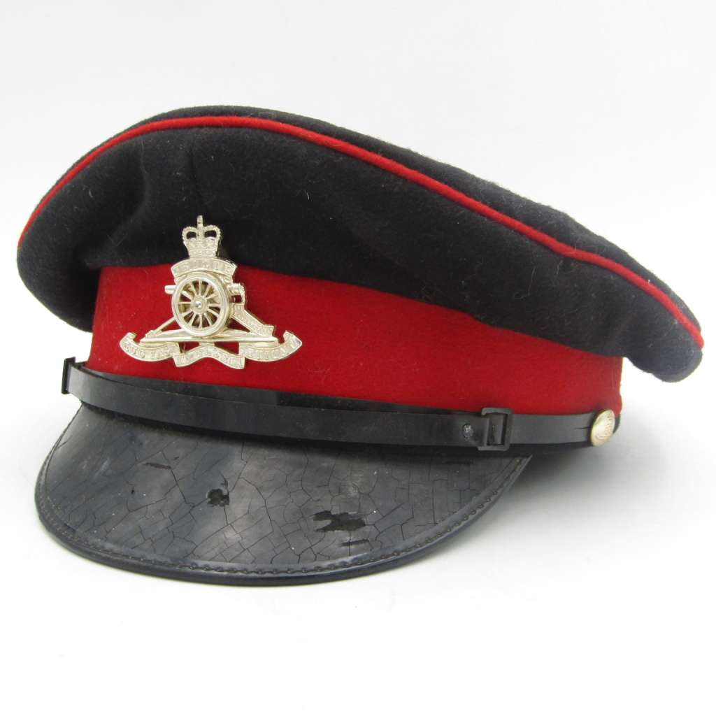 Royal Field Artillery officer peak cap