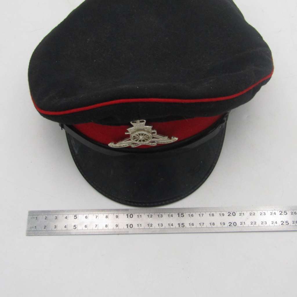 Royal Field Artillery officer peak cap