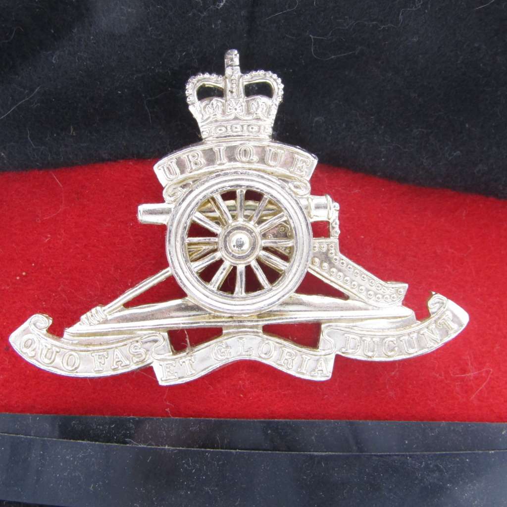 Royal Field Artillery officer peak cap