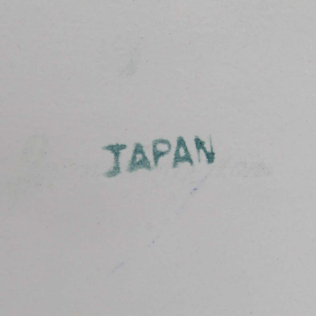 Antique Willow Pattern sauce boat and saucer