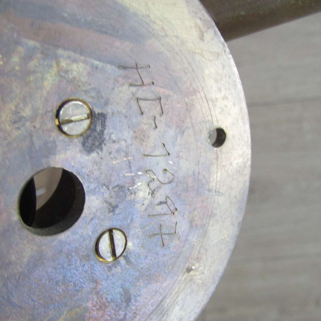 Antique brass ships stick barometer