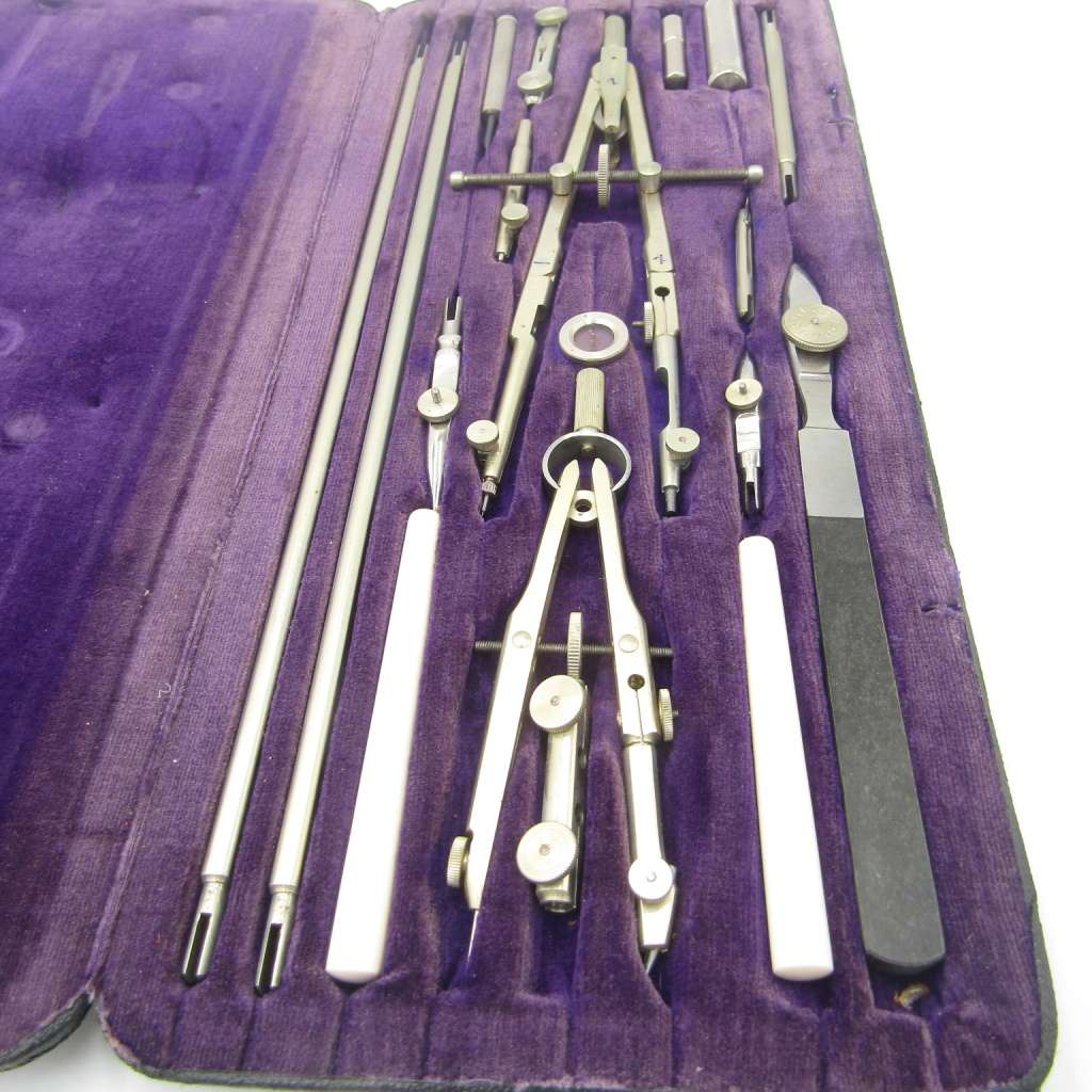 Vintage Maho Precision technical drawing set