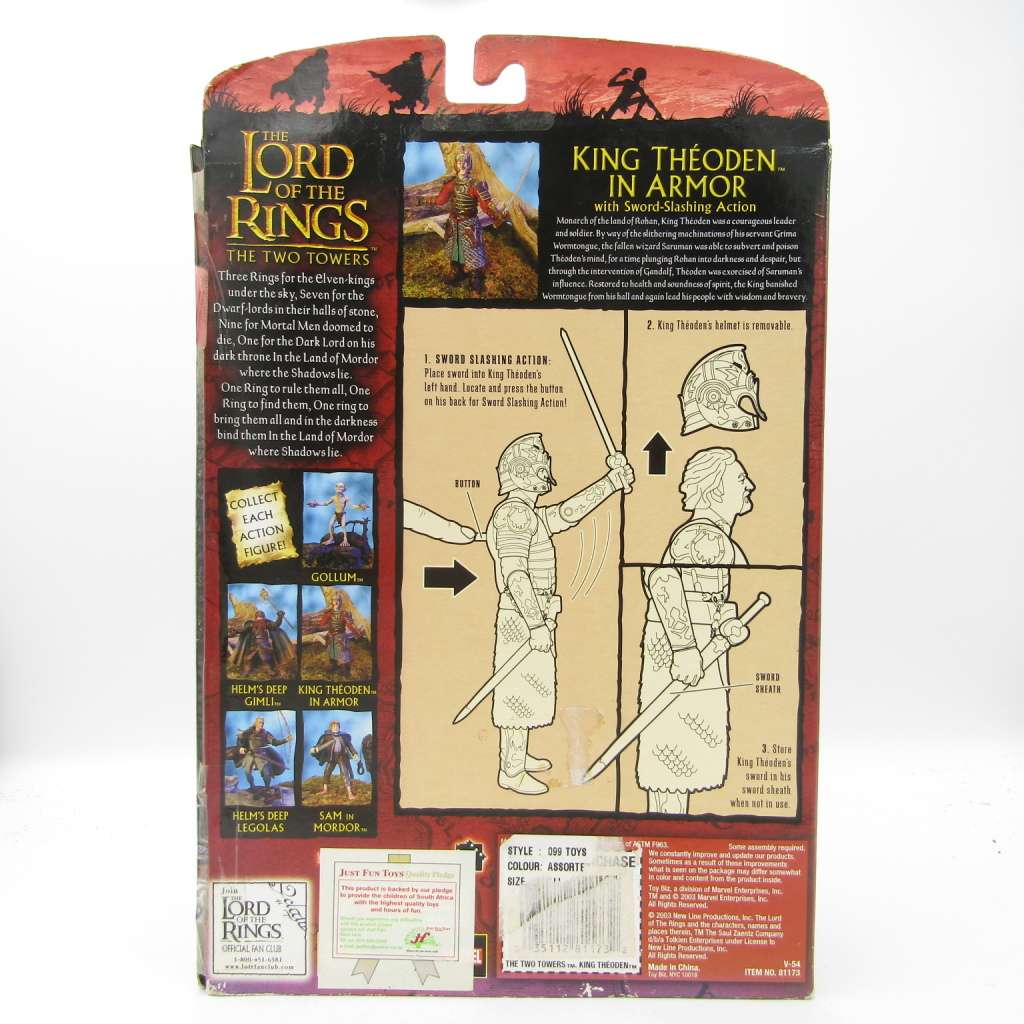 Lord of the Rings The two towers King Theoden in Armor figurine