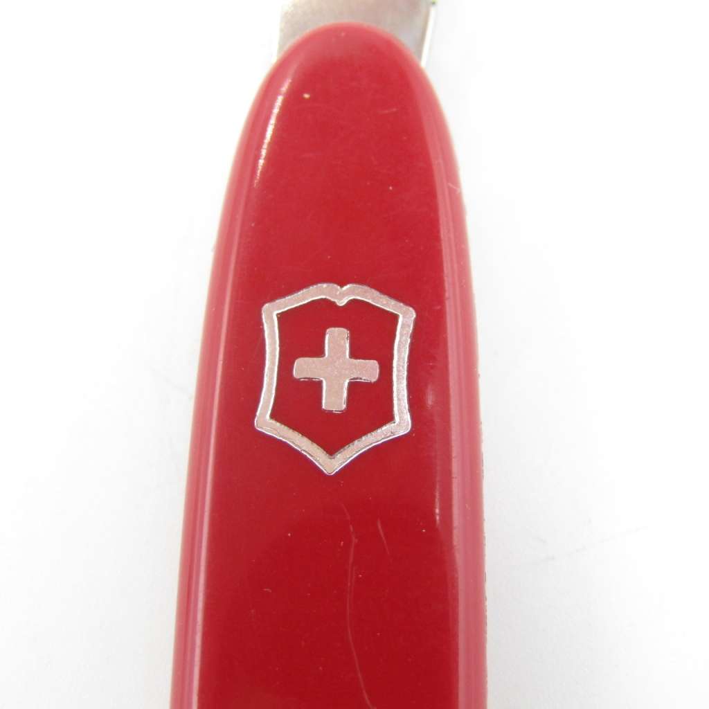 Vintage Victorinox 2 blade pocket knife with Mobil advertising logo