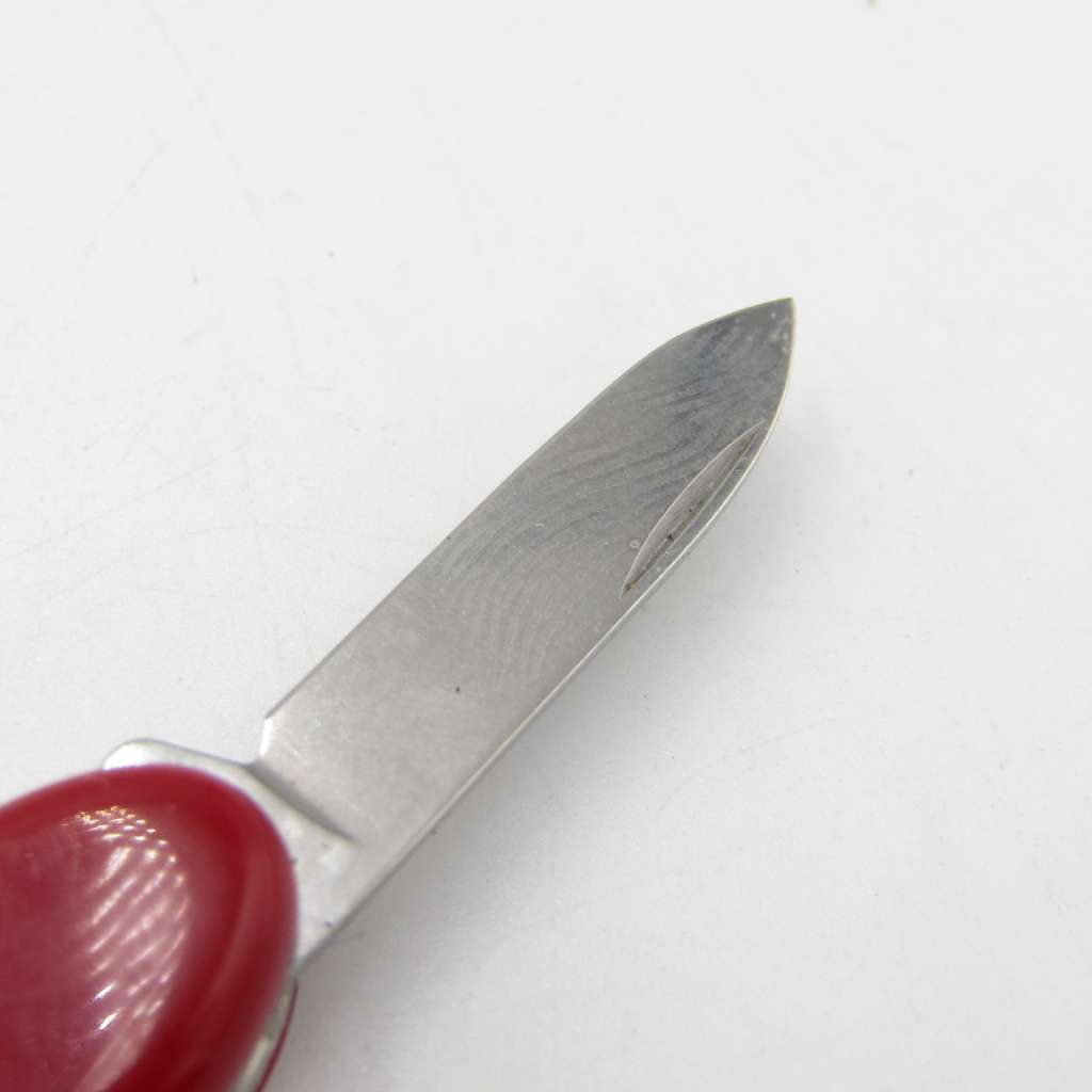 Vintage Victorinox 2 blade pocket knife with Mobil advertising logo