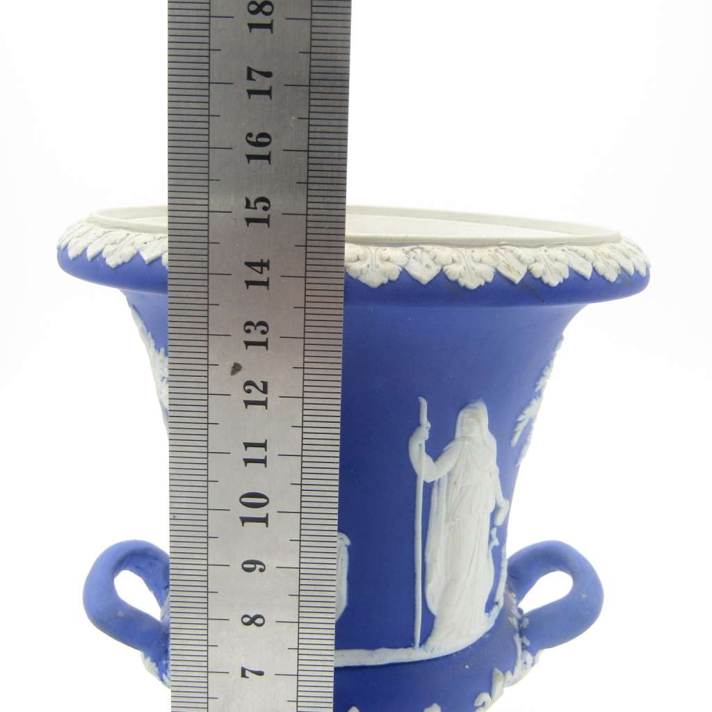 Antique Blue Wedgwood Jasperware urn - circa 1920`s