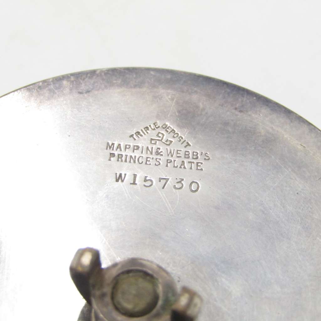 Vintage Wedgwood Jasperware tri-colour jam jar with Mappin and Webb top and lid - rare