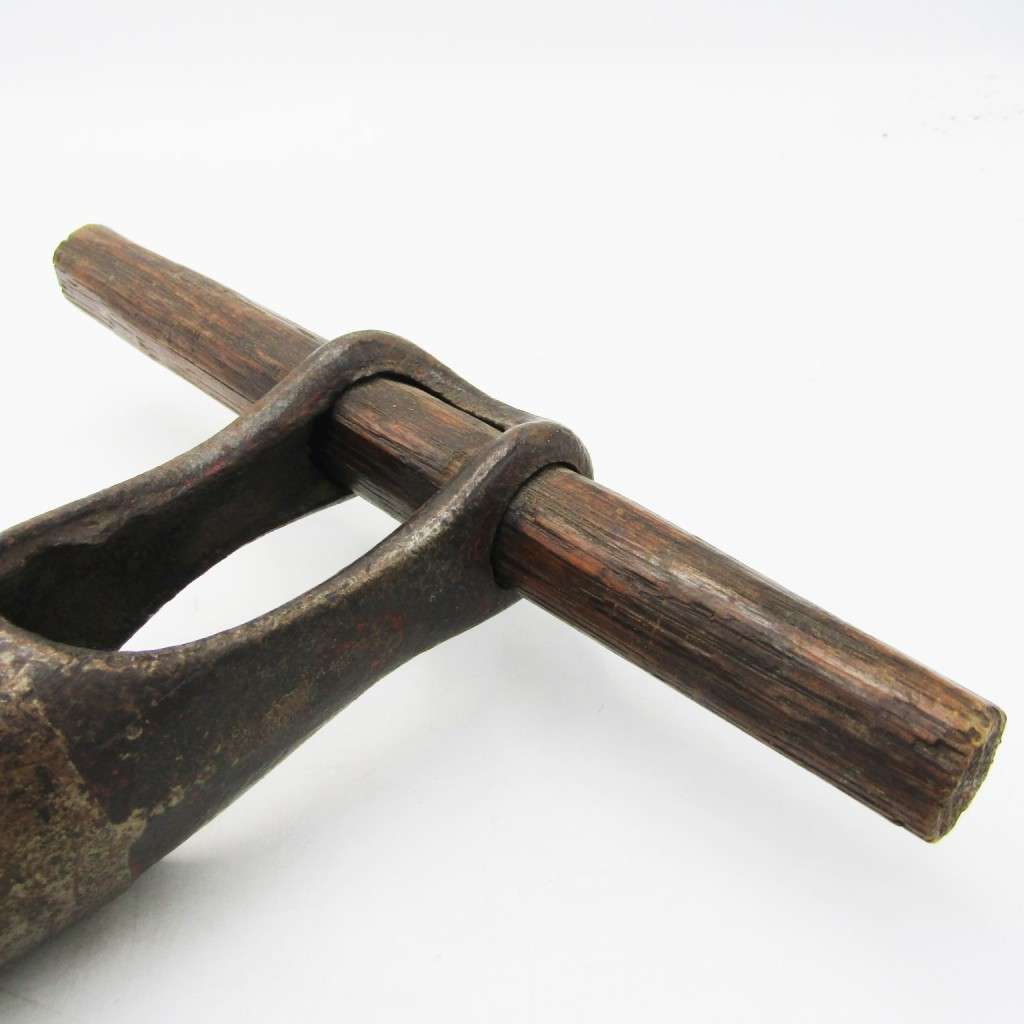 Antique wooden wine barrel bung bore