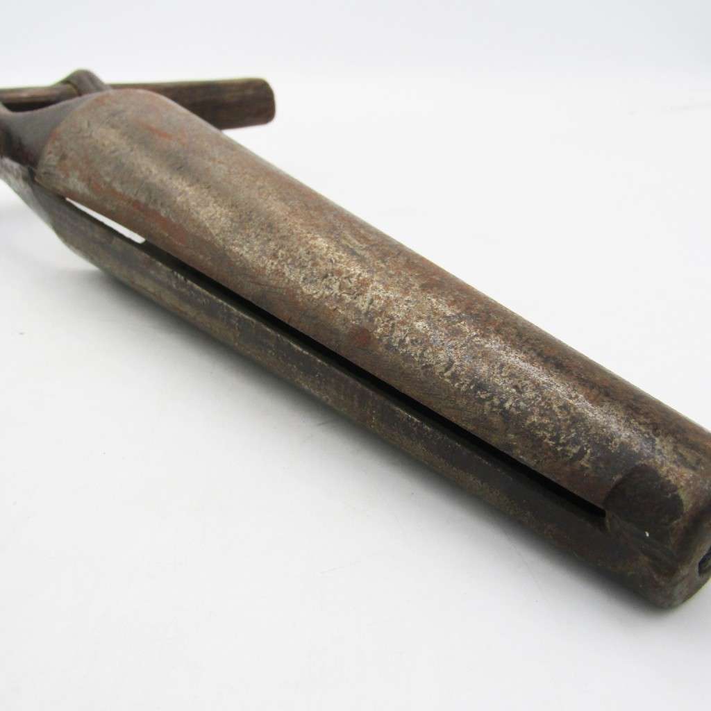 Antique wooden wine barrel bung bore