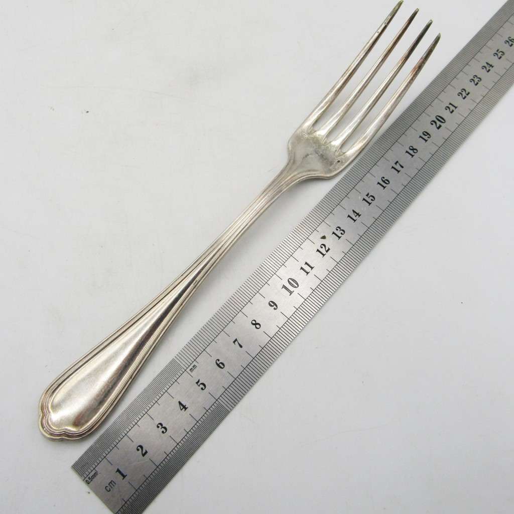 Set of 4 vintage Christofle silverplated forks