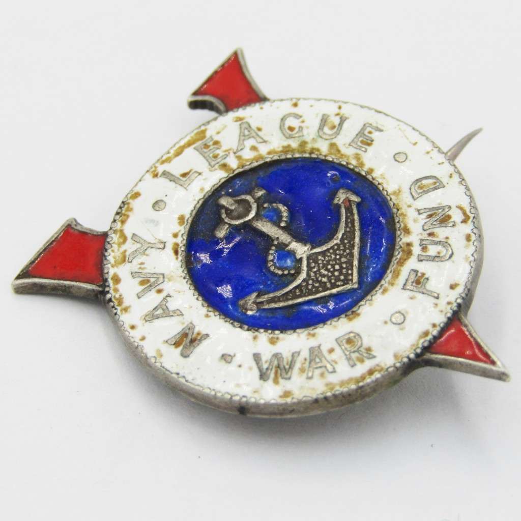 Navy League War Fund victory badge - silver