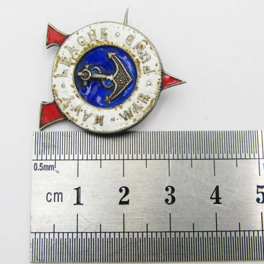 Navy League War Fund victory badge - silver