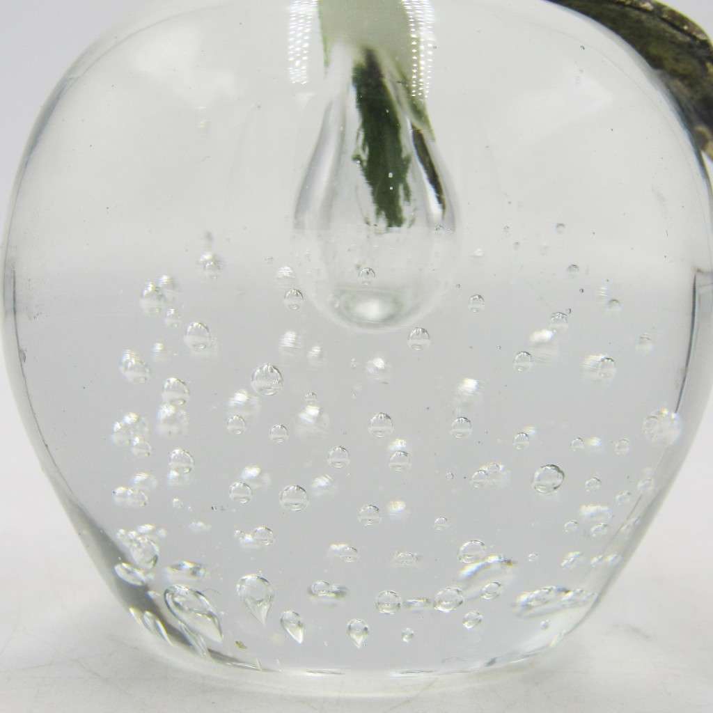 Beautiful Glass apple paperweight