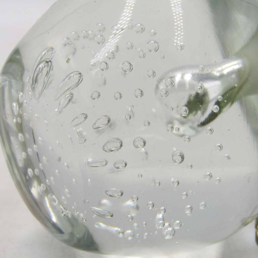 Beautiful Glass apple paperweight