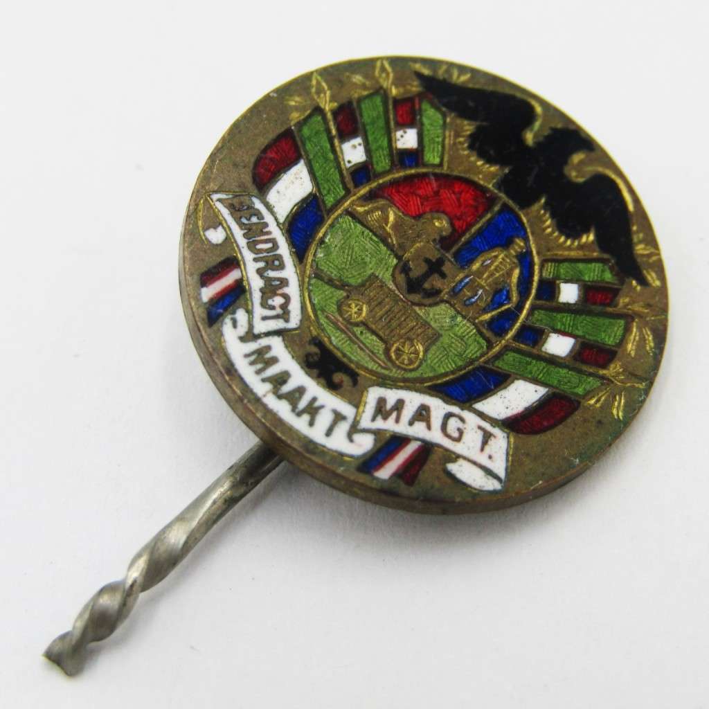 Antique ZAR Boer War enamelled stick pin