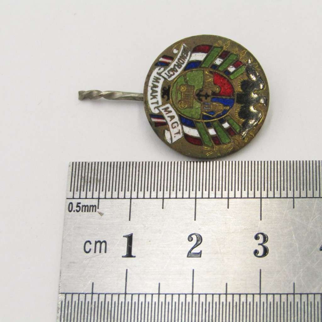 Antique ZAR Boer War enamelled stick pin