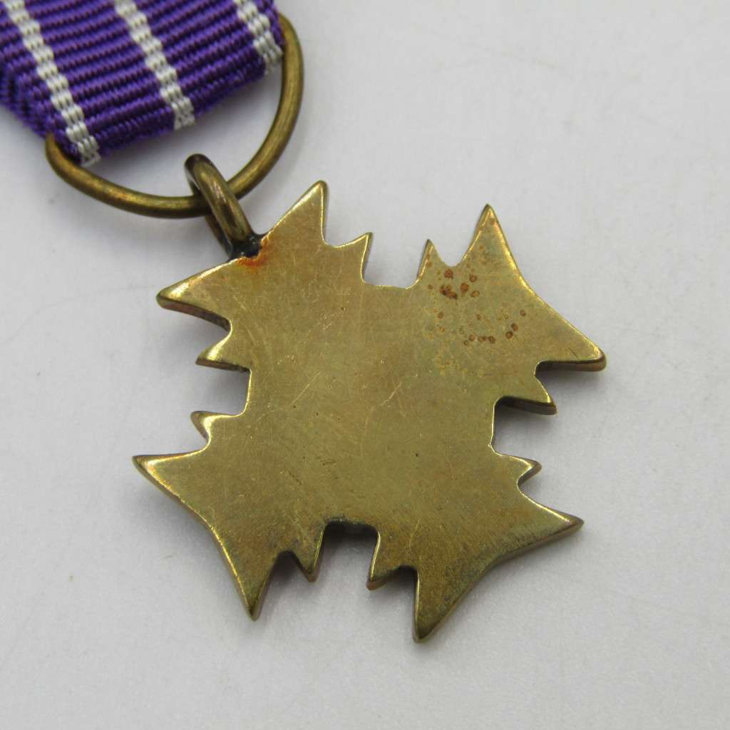 Bronze cross of Rhodesia Air Force miniature medal - Livingston mint issue