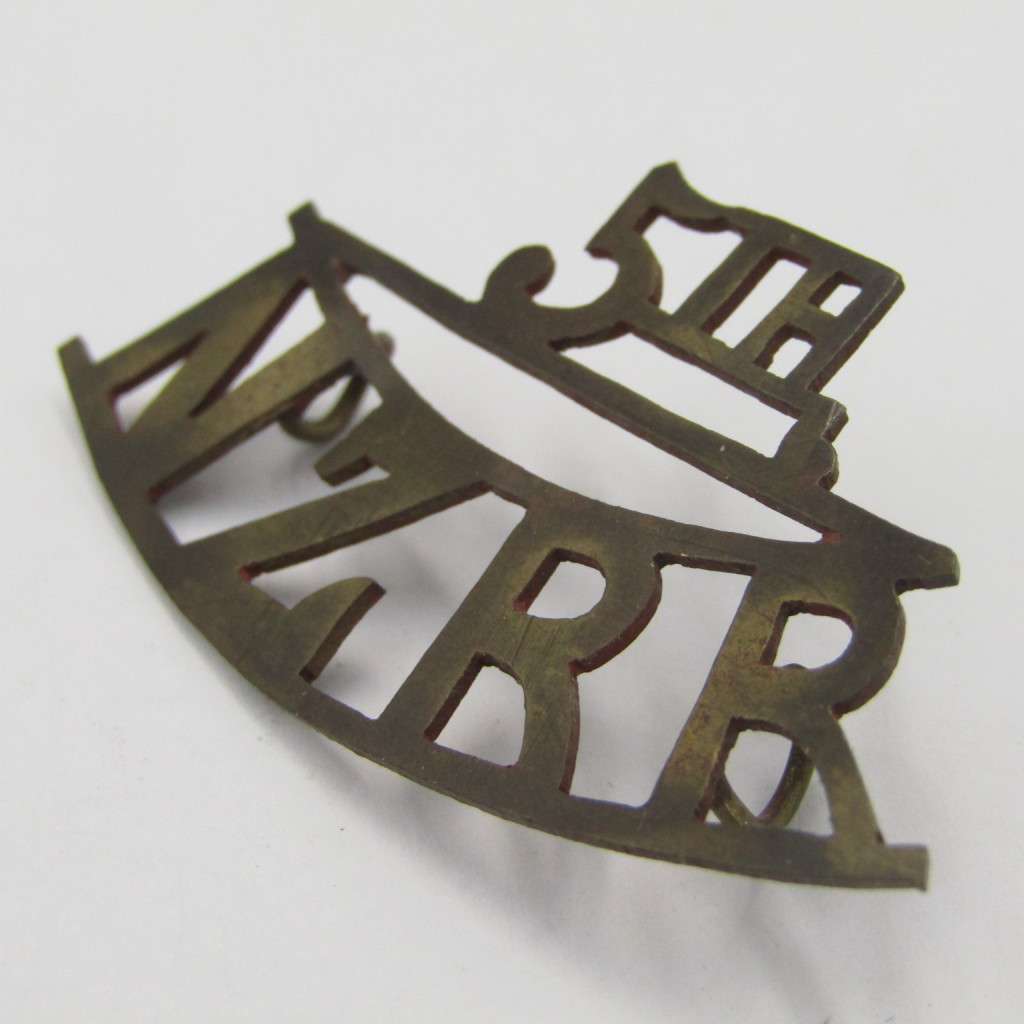 Boer War 5th New Zealand Rough Riders slouch hat badge - only 591 troops in this unit